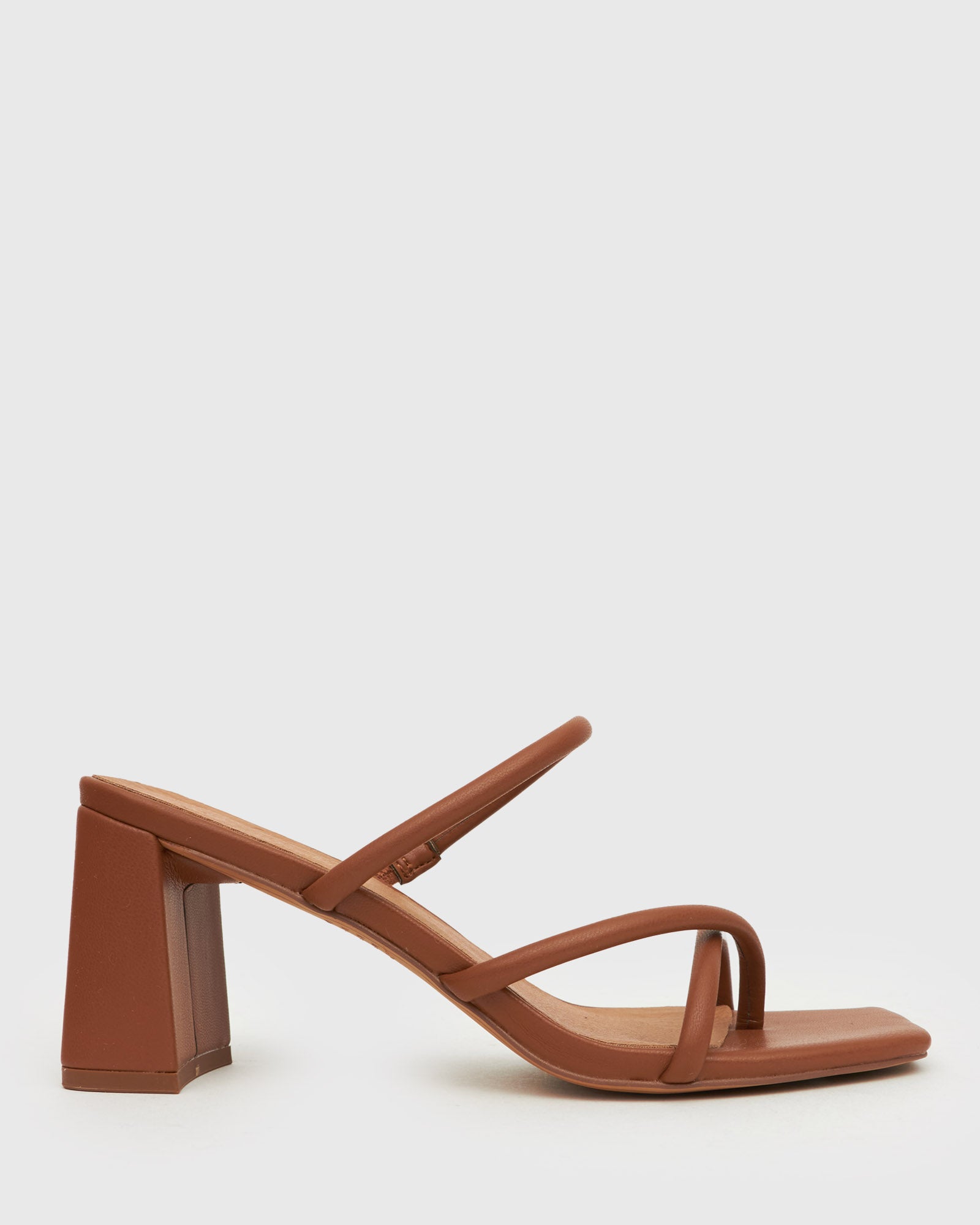 Strappy mules online heels