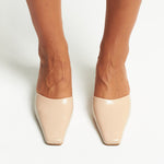 PASCAL Kitten Heel Square Toe Mules