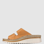 WISE Leather Wedge Espadrilles