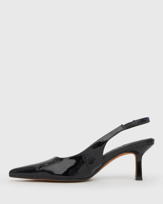 PRE-ORDER Wider Fit JERRY Slingback Stiletto Heel Pumps