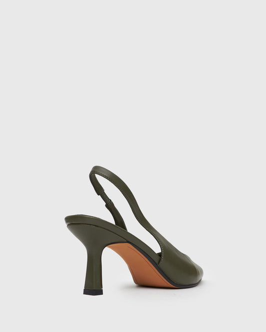 JERRY Slingback Stiletto Heel Pumps