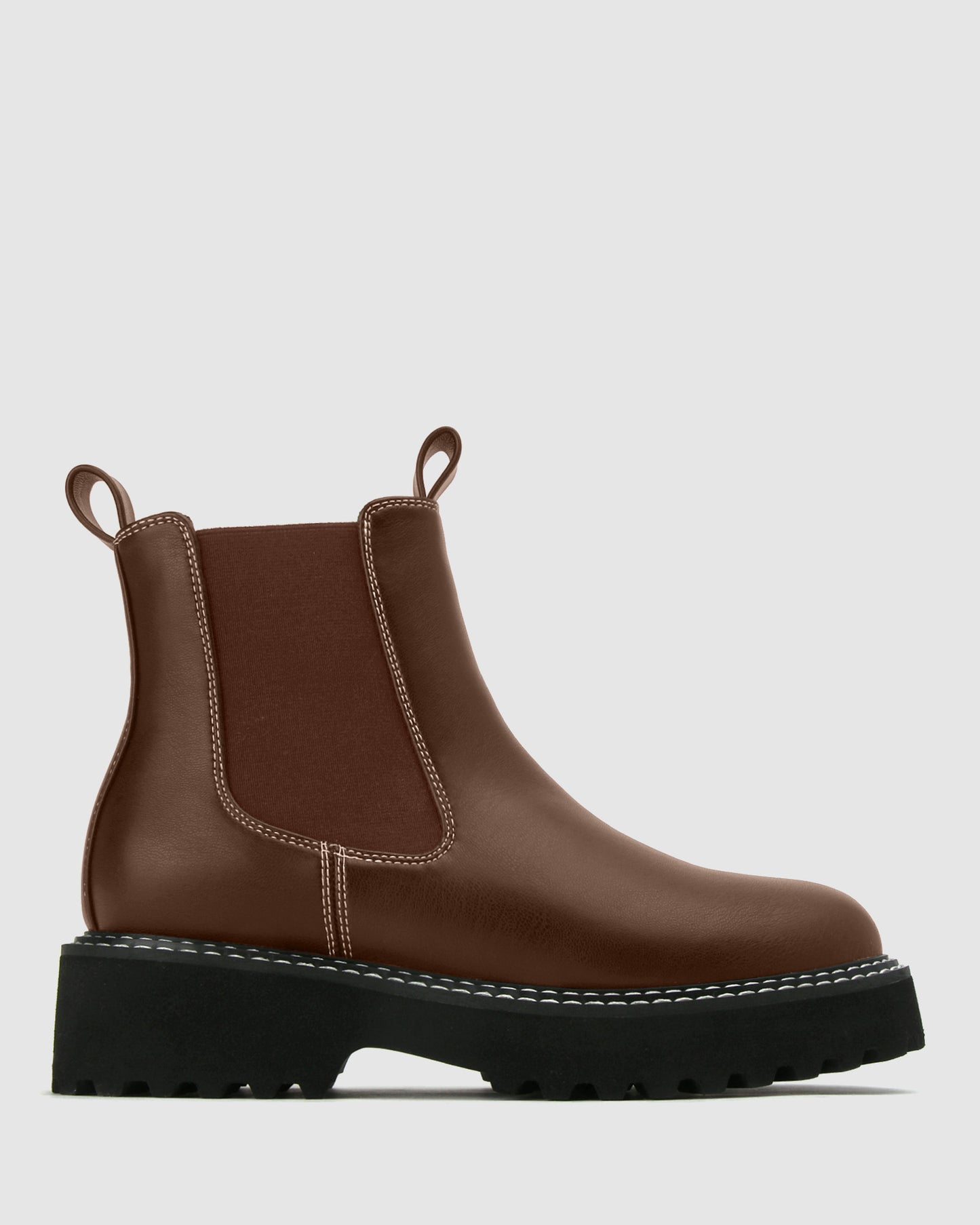 BANDIT Contrast Stitch Ankle Boots