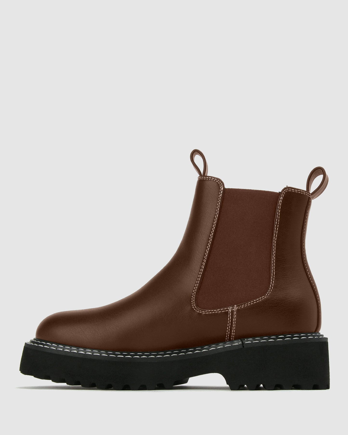 BANDIT Contrast Stitch Ankle Boots