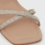 SWEET Square Toe Diamante Sandals