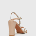 SWEET Square Toe Diamante Sandals