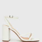 ZELDA Square Toe Heeled Sandals