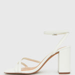 ZELDA Square Toe Heeled Sandals