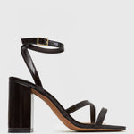 ZELDA Square Toe Heeled Sandals