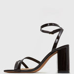 ZELDA Square Toe Heeled Sandals