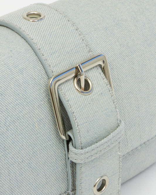 SAVOY Top Handle Buckle Detail Handbag