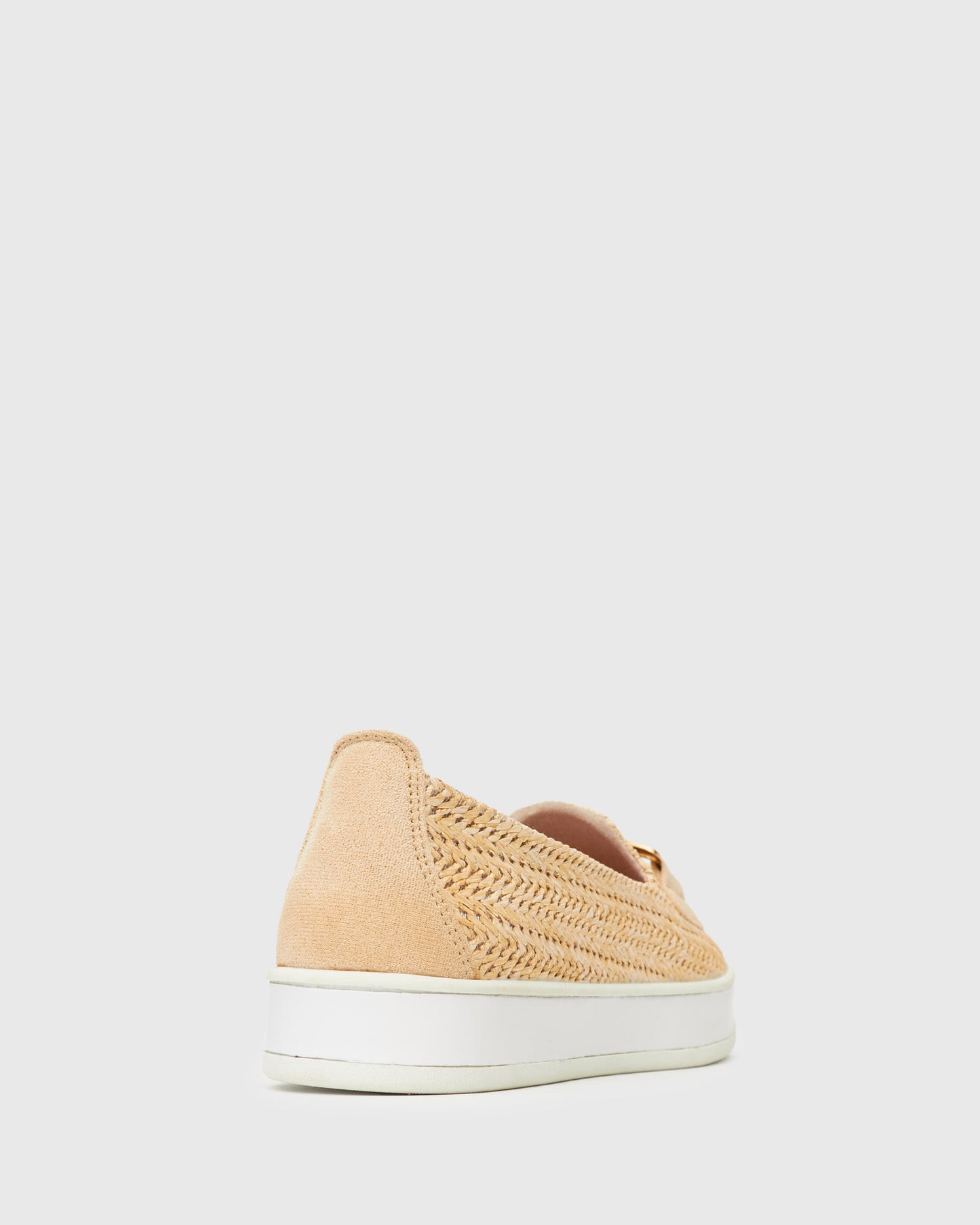 NED Gold Trim Leather Loafers