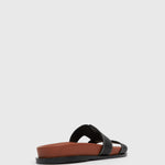 YON Leather Footbed Slides