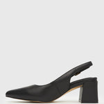 EMERY Slingback Mid-Block Heeled Pumps