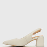 EMERY Slingback Mid-Block Heeled Pumps