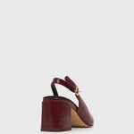 PRE-ORDER EMERY Slingback Mid-Block Heeled Pumps