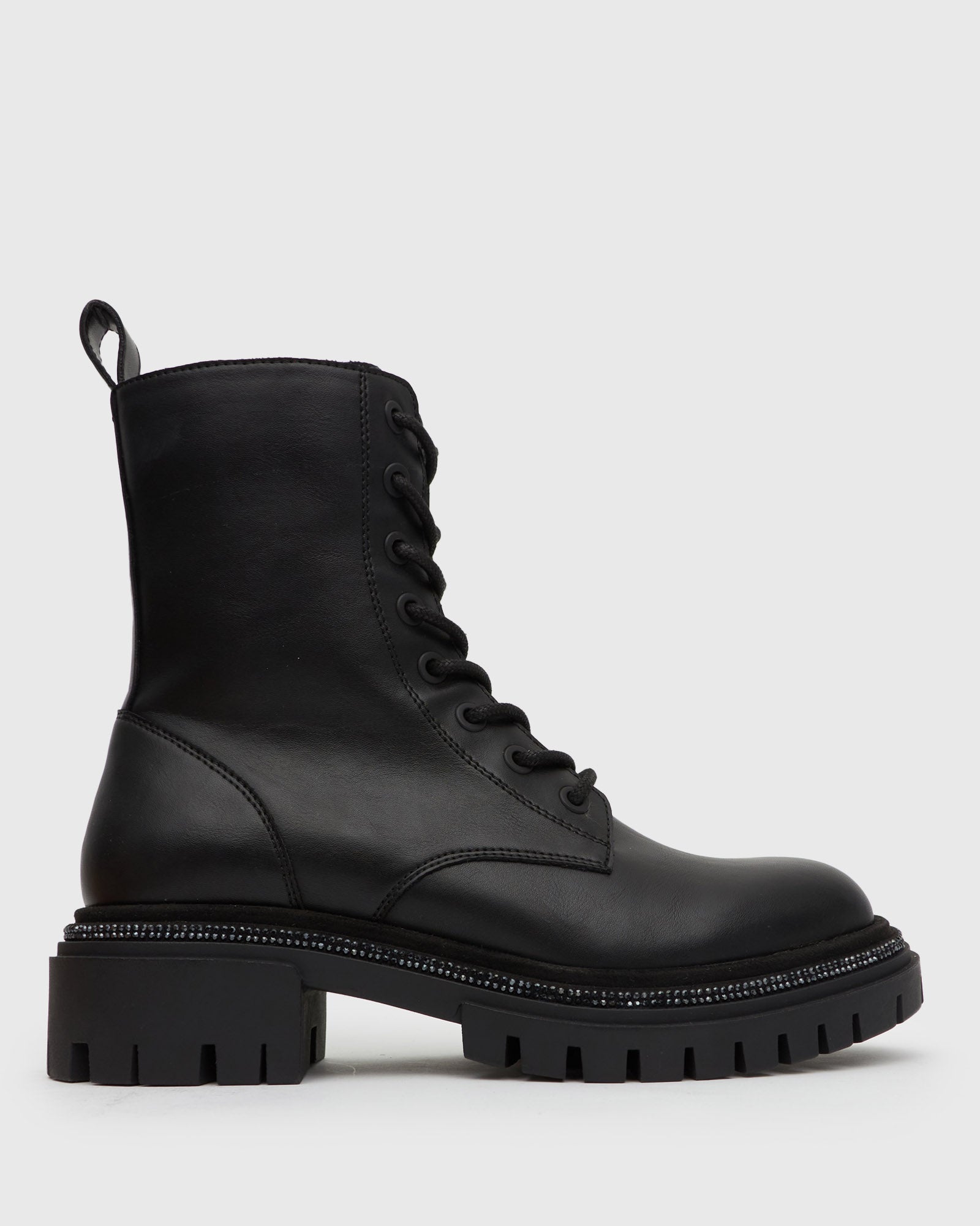 Buy ZION Diamante Lace-Up Boots by Betts online - Betts