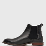 Wider Fit JEFFERY Leather Chelsea Boots