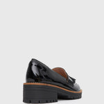 AGGIE Tassel-Detail Leather Loafers