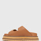PRE-ORDER HALO Leather Buckle Footbed Slides