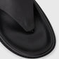 PRE-ORDER HAILEY Leather Footbed Thong Sandals