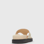 HAILEY Leather Footbed Thong Sandals