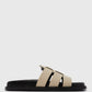 PRE-ORDER TAMARA Leather Footbed Slide Sandals