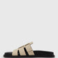 PRE-ORDER TAMARA Leather Footbed Slide Sandals