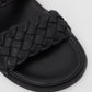 PRE-ORDER ATHENA Woven Leather Footbed Slides