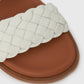 PRE-ORDER ATHENA Woven Leather Footbed Slides