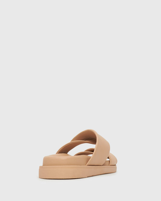 ABBEY Twist Strap Footbed Slides