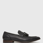 EZRA Leather Tassel Loafers