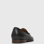 EZRA Leather Tassel Loafers