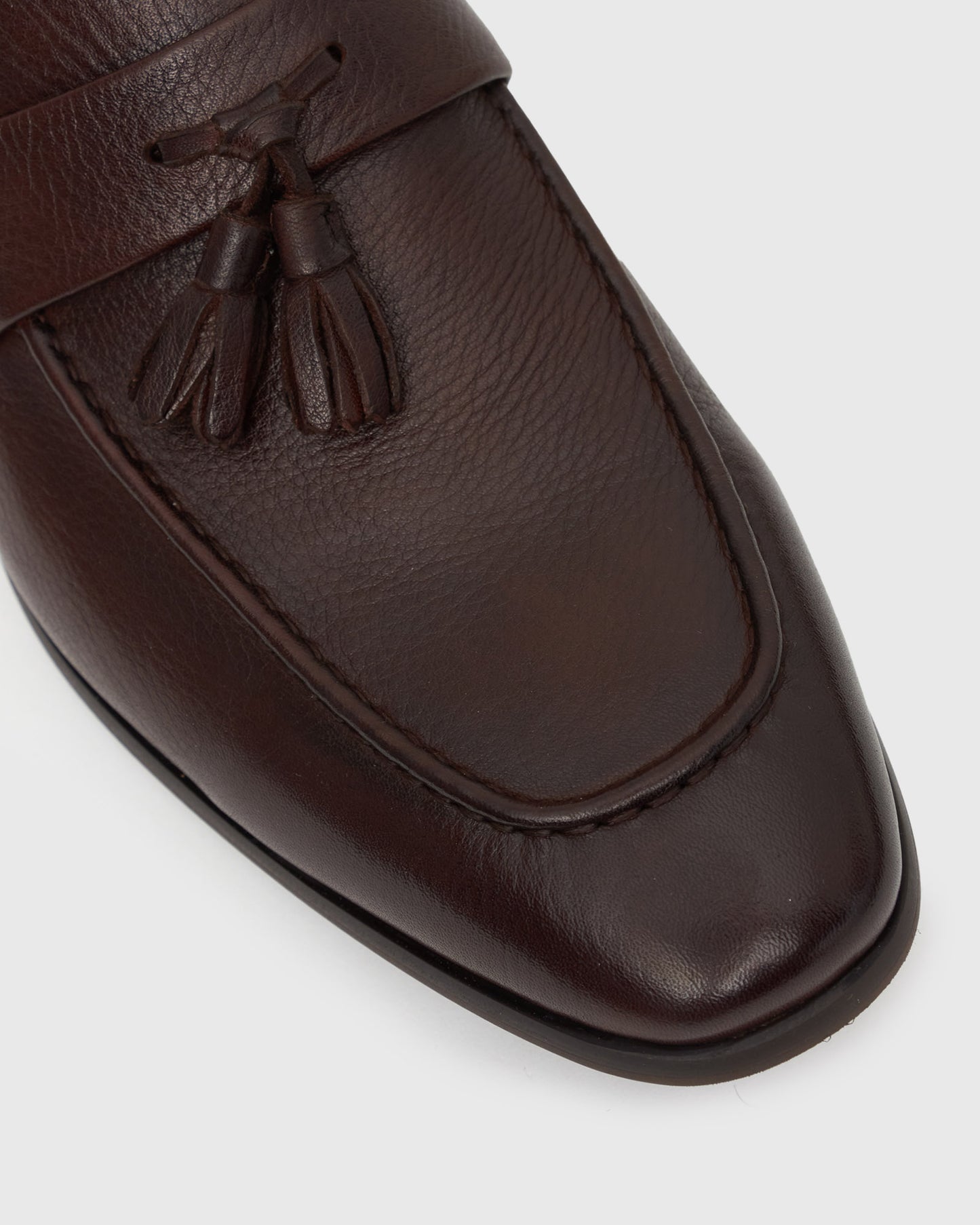 EZRA Leather Tassel Loafers