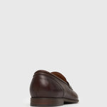 EZRA Leather Tassel Loafers