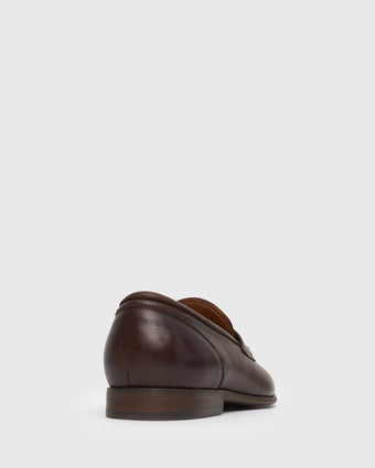 EZRA Leather Tassel Loafers