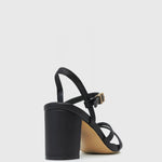 LANE Leather Block Heel Sandals