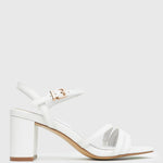 LANE Leather Block Heel Sandals