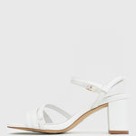 LANE Leather Block Heel Sandals