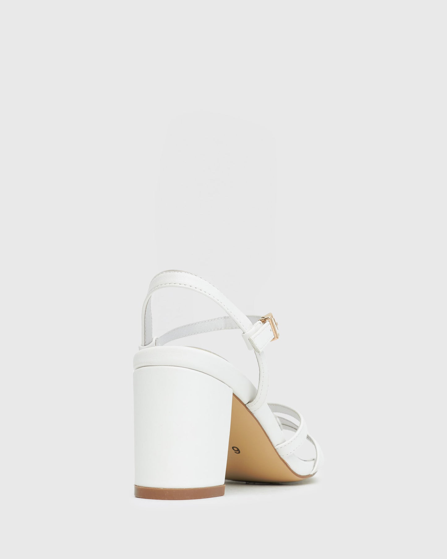 LANE Leather Block Heel Sandals