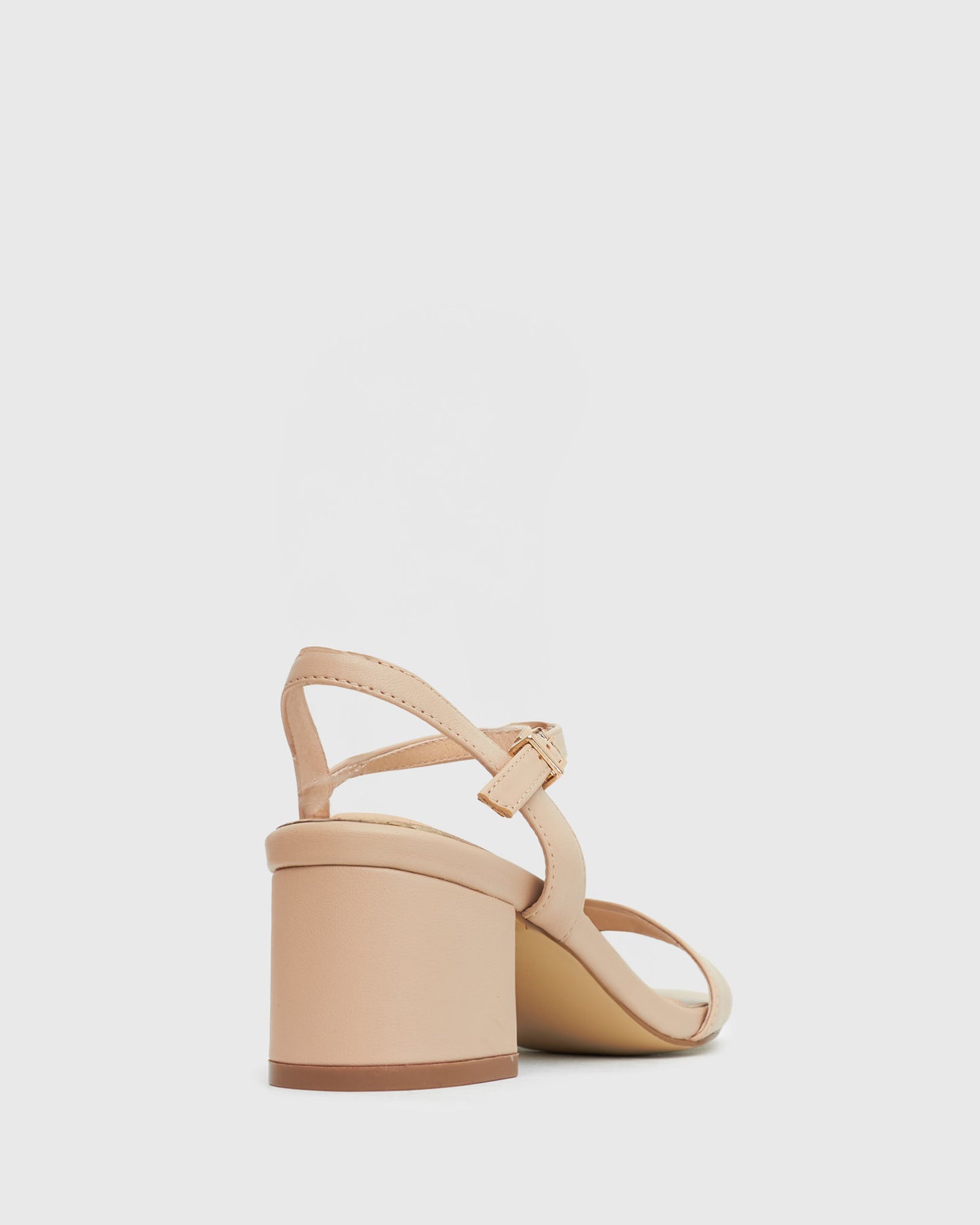 LIV Block Heel Leather Sandals