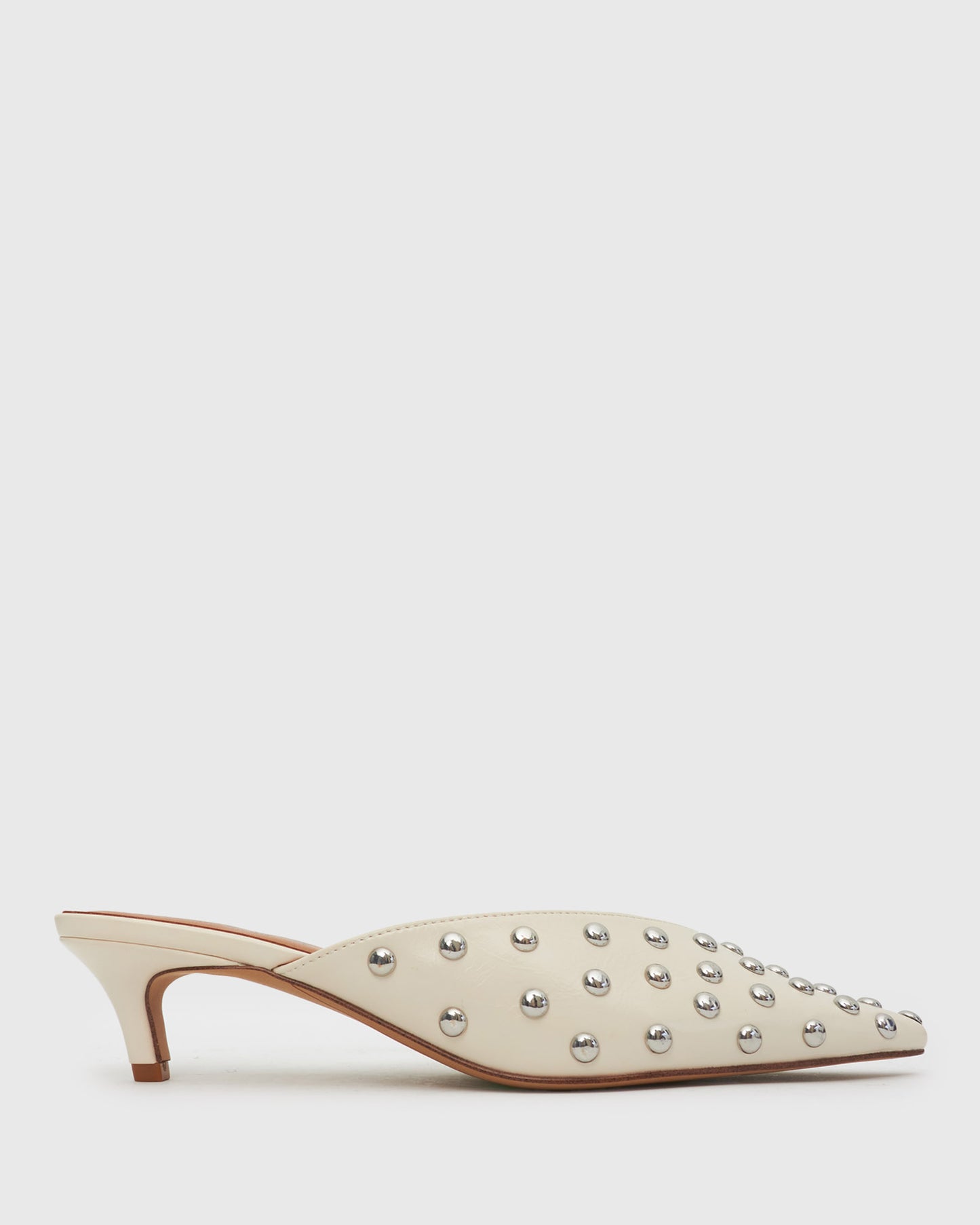 LIA Low Heel Studded Mules