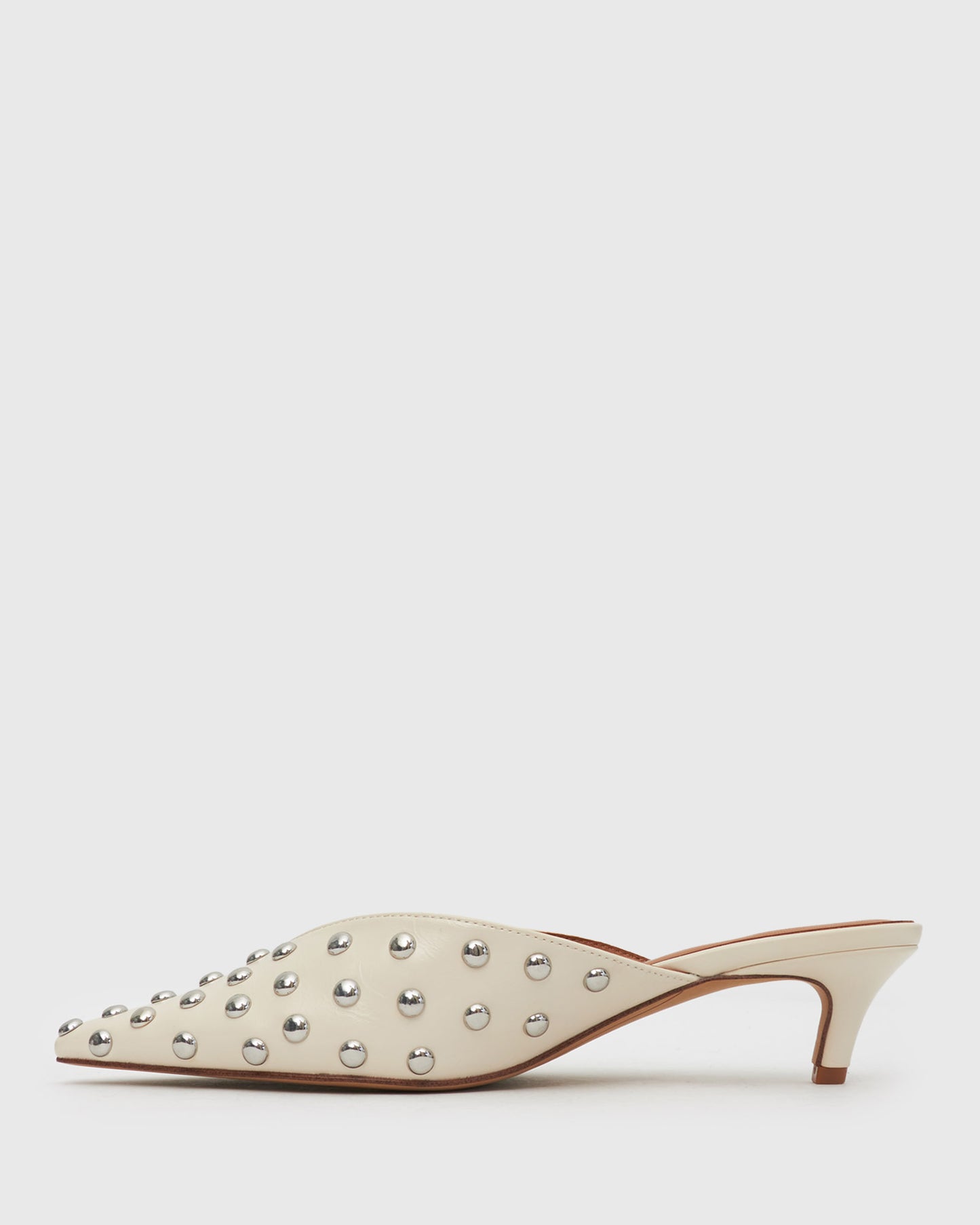 LIA Low Heel Studded Mules