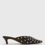 LIA Low Heel Studded Mules