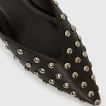 LIA Low Heel Studded Mules