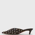 LIA Low Heel Studded Mules