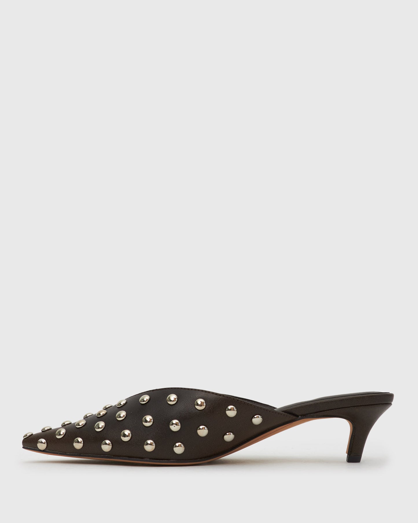 LIA Low Heel Studded Mules