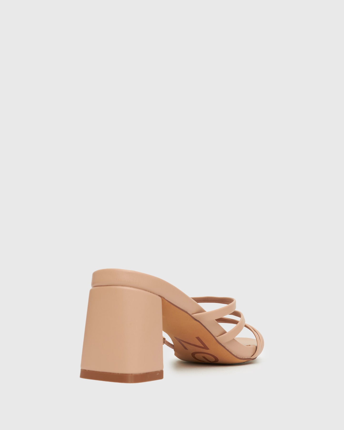 PRAISE Strappy Block Heel Mules