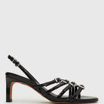 ODEN Buckle Strappy Heel Sandals