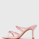 MIMI Bow Strappy Stiletto Sandals