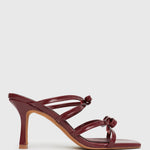 MIMI Bow Strappy Stiletto Sandals